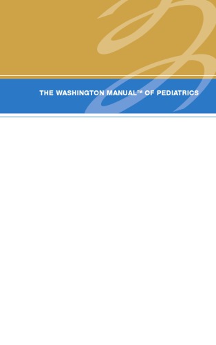 The Washington Manual Of Pediatrics True Pdf 1st Susan M Dusenbery