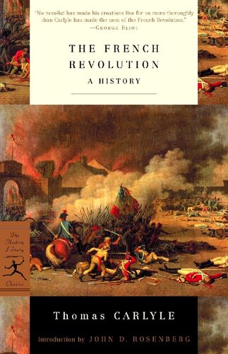 The French Revolution A History Thomas Carlyle
