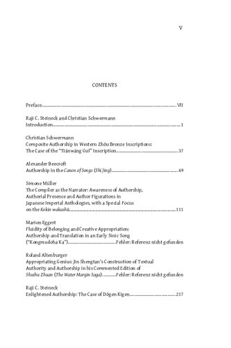 That Wonderful Composite Called Author Authorship In East Asian Literatures From The Beginnings To The Seventeenth Century Christian Schwermann Raji C Steineck
