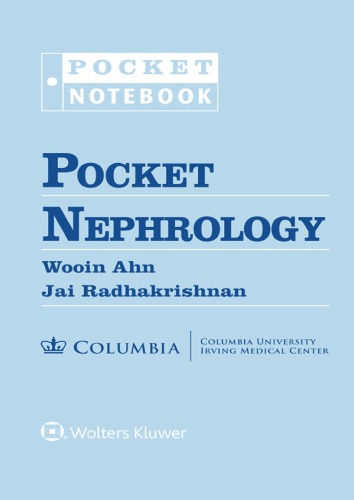 Pocket Nephrology 1st Wooin Ahn Jai Radhakrishnan