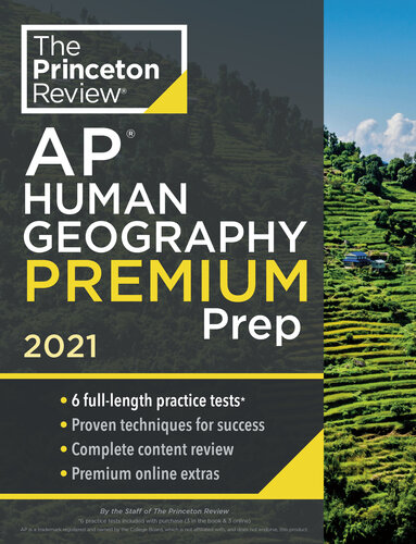 6 Practice Tests Complete Content Review Strategies Techniques Ap Human Geography Premium The Princeton Review