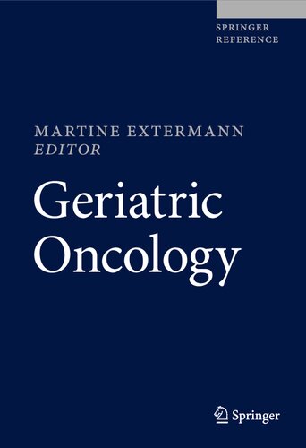 Geriatric Oncology 1st Edition Martine Extermann