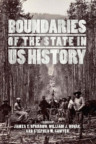 Boundaries Of The State In Us History 1st Edition James T Sparrow