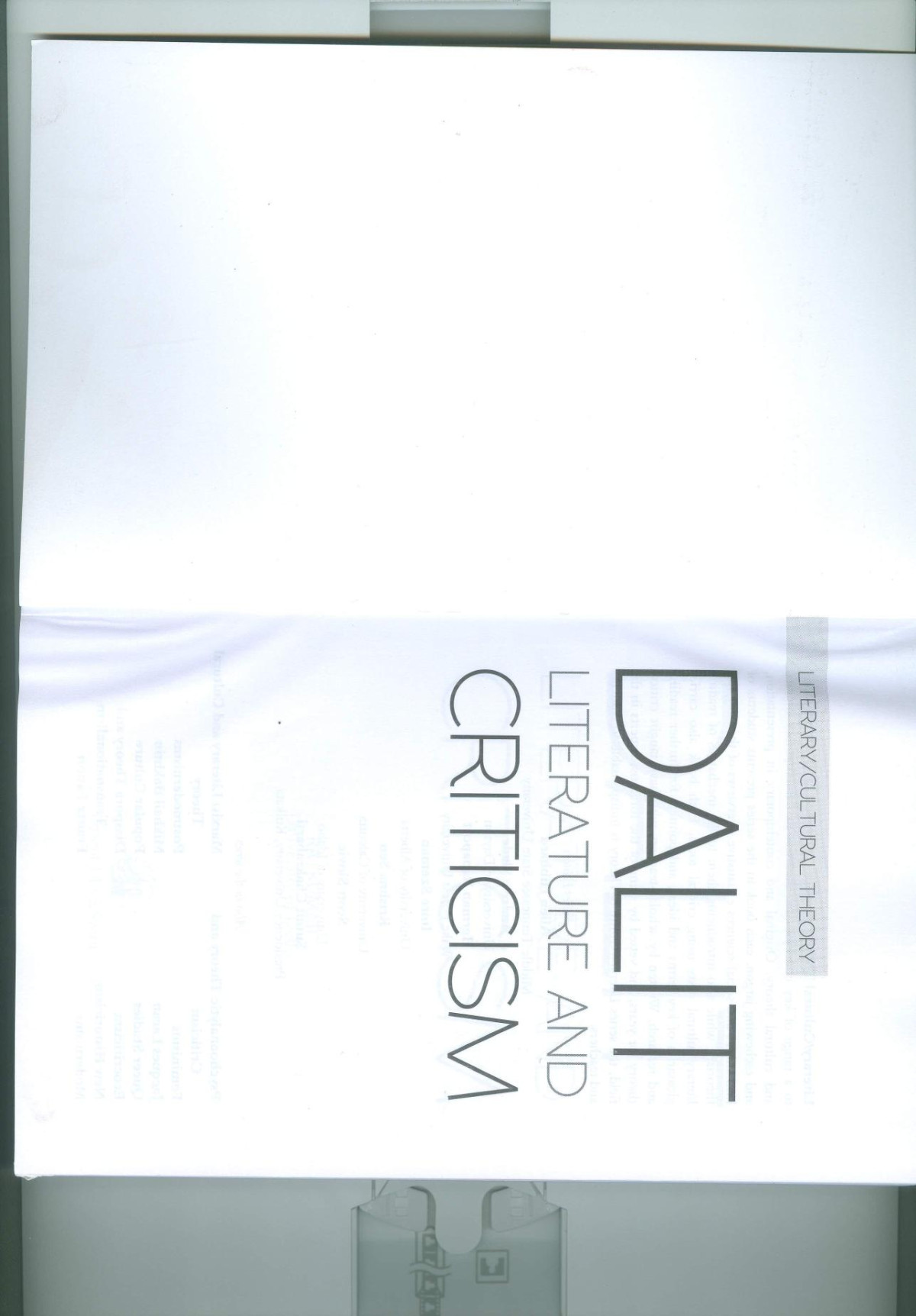 Dalit Literature And Criticism Raj Kumar