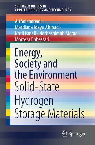 Energy Society And The Environment Solidstate Hydrogen Storage Materials 1st Ed 2020 Ali Salehabadi