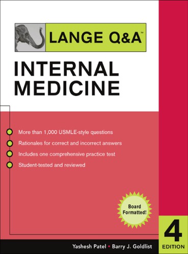 Lange Qa Internal Medicine 4th Edition Yashesh Patel Barry J Goldlist