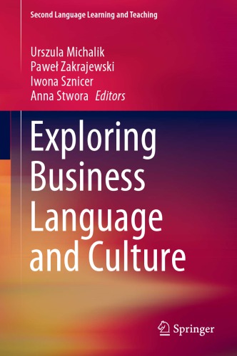 Exploring Business Language And Culture 1st Edition Urszula Michalik