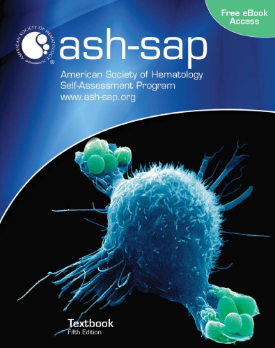 American Society Of Hematology Selfassessment Program Ashsap 5th Edition American Society Of Hematology