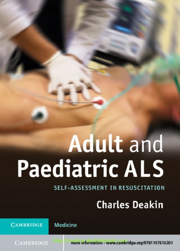 Adult And Paediatric Als Selfassessment In Resuscitation 1st Charles Deakin