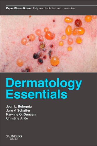 Dermatology Essentials First Jean L Bolognia Julie V Schaffer
