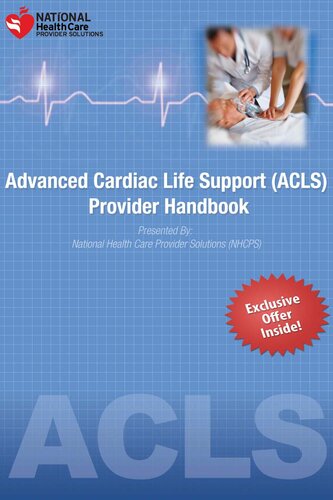 Advanced Cardiac Life Support Acls Provider Handbook 1st Edition Disque