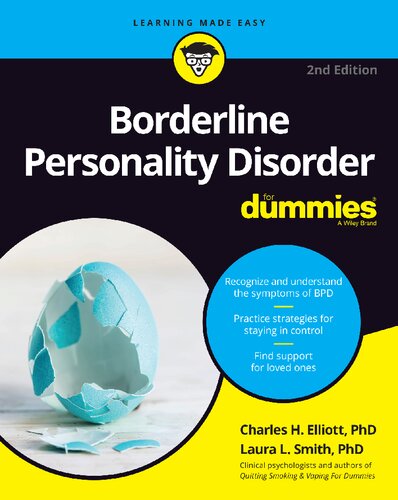 Borderline Personality Disorder For Dummies 2nd Edition Charles H Elliott