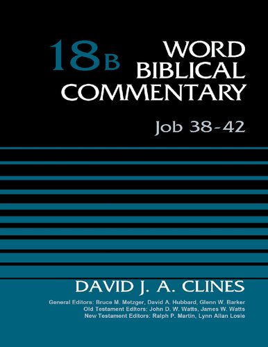 Job 3842 David J A Clines