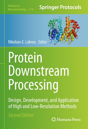 Protein Downstream Processing Design Development And Application Of High 2nd Edition Edited By Nikolaos E Labrou