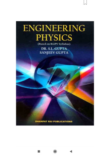 Engineering Physics S L Gupta Chapter Quantum Physics S L Gupta