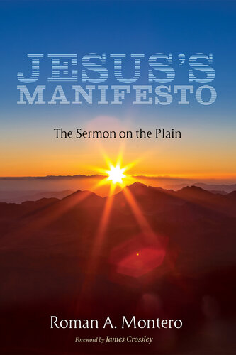 Jesuss Manifesto The Sermon On The Plain Montero Roman A