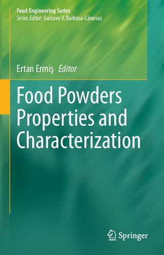 Food Powders Properties And Characterization Ertan Ermi Editor
