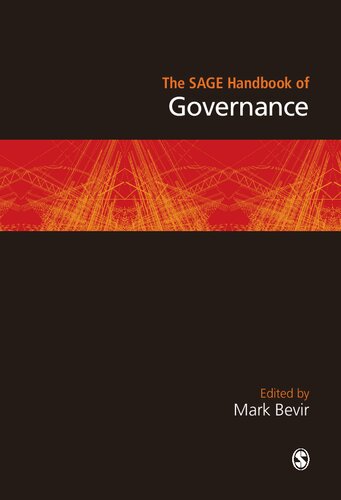 The Sage Handbook Of Governance Mark Bevir