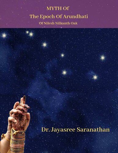 Myth Of The Epoch Of Arundhati Jayasree Saranathan Nilesh Oak Neelkanth