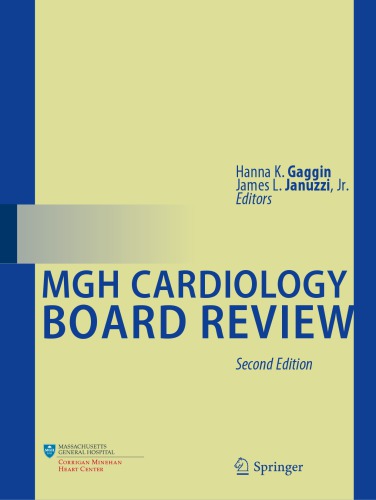 Mgh Cardiology Board Review 2nd Edition Hanna K Gaggin James L Januzzi Jr