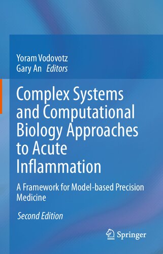 Complex Systems And Computational Biology Approaches To Acute Inflammation 2nd Edition Yoram Vodovotz