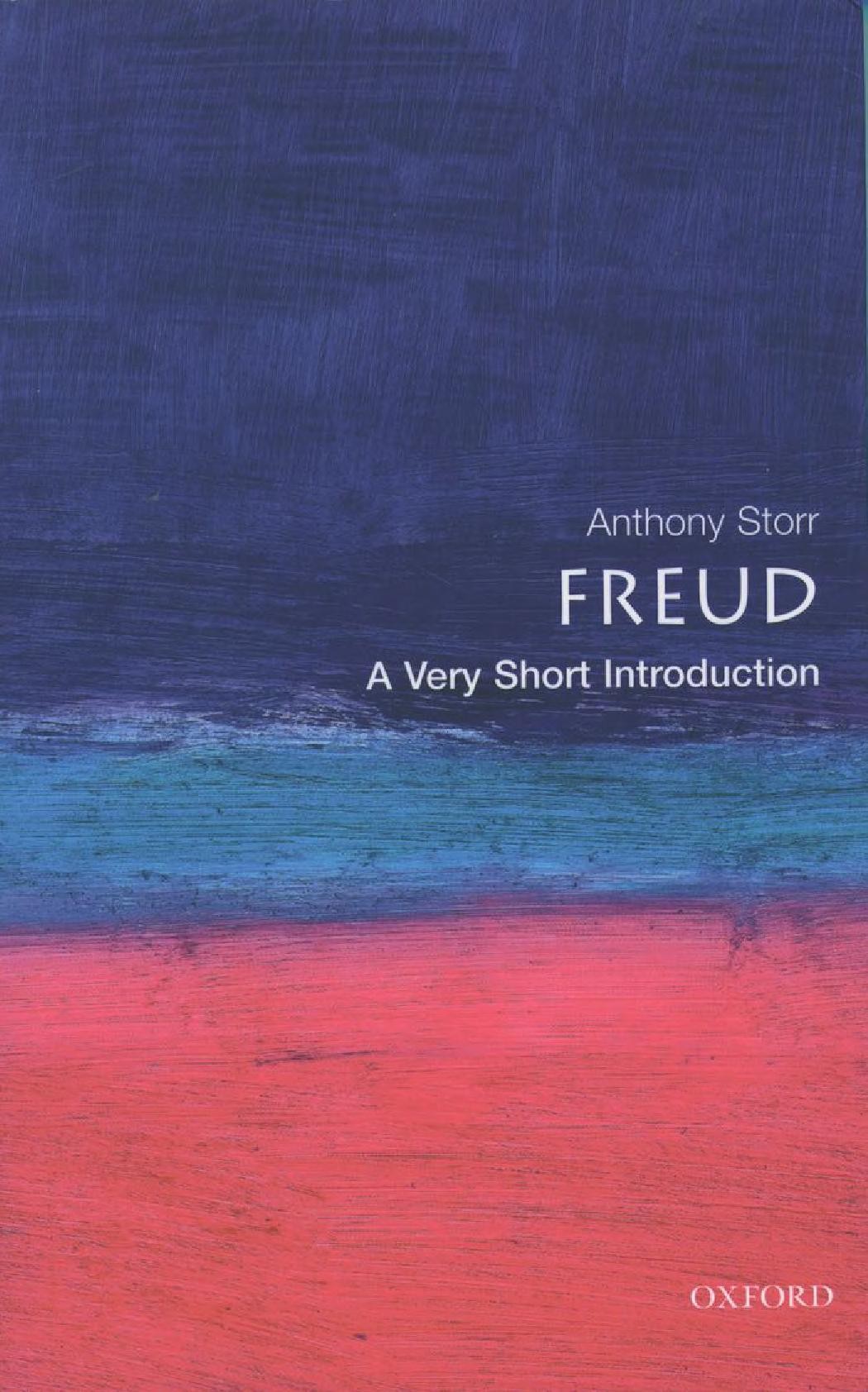 Freud A Very Short Introduction Anthony Storr