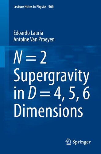 N 2 Supergravity In D 4 5 6 Dimensions Edoardo Lauria Antoine Van Proeyen
