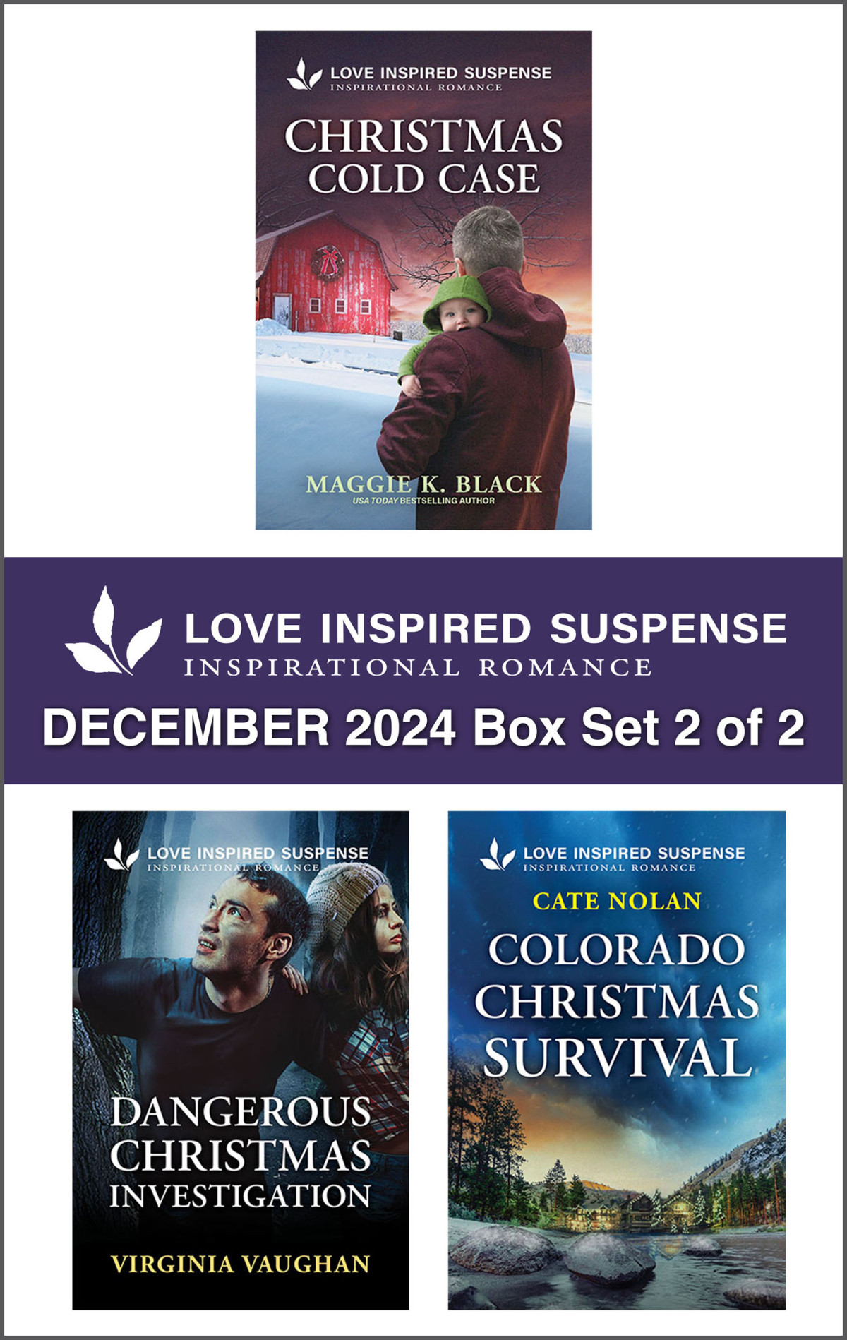Love Inspired Suspense December 2024 Box Set 2 Of 2 Maggie K Black