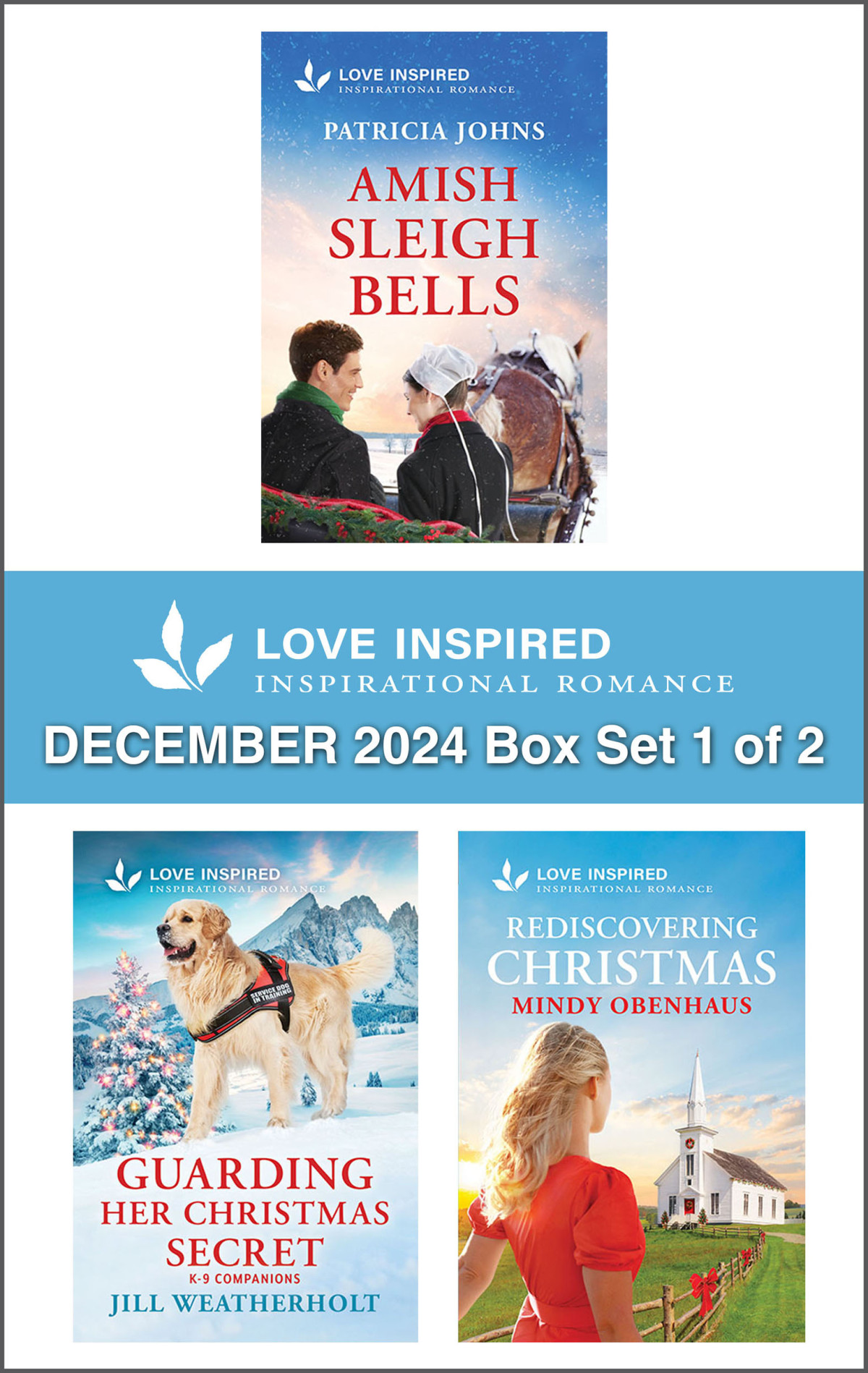Love Inspired December 2024 Box Set 1 Of 2 Patricia Johns Jill Weatherholt And Mindy Obenhaus