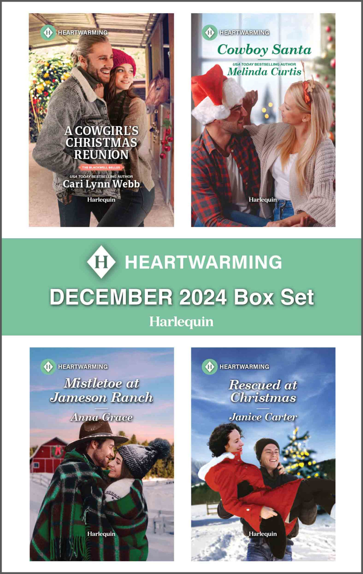 Harlequin Heartwarming December 2024 Box Set Cari Lynn Webb Melinda Curtis