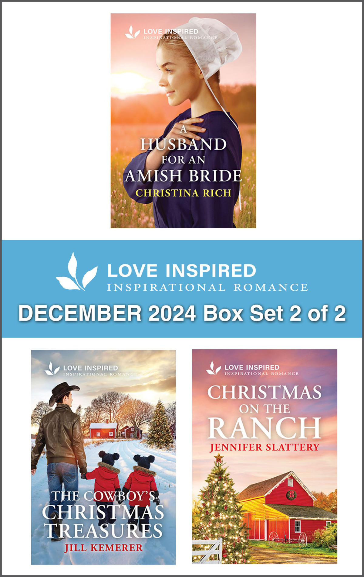 Love Inspired December 2024 Box Set 2 Of 2 Christina Rich Jill Kemerer And Jennifer Slattery