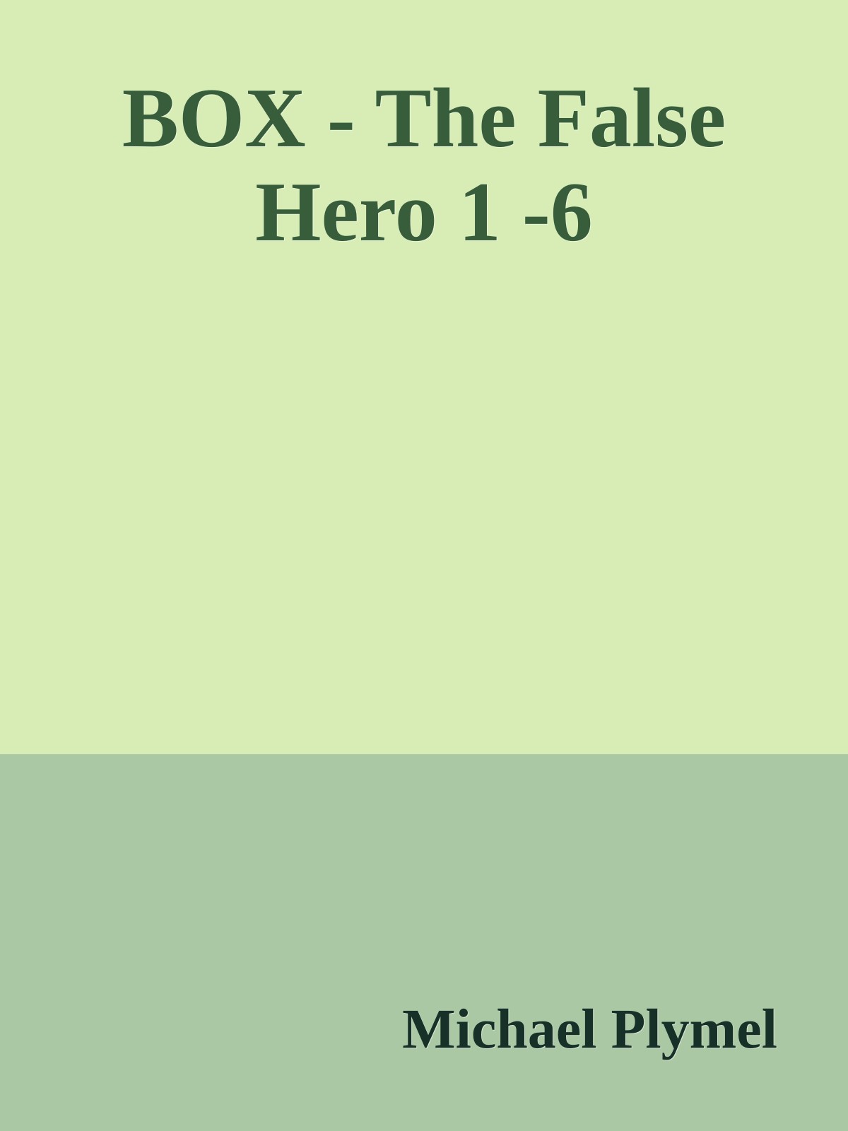 The False Hero Vols 1 9 Box Michael Plymel
