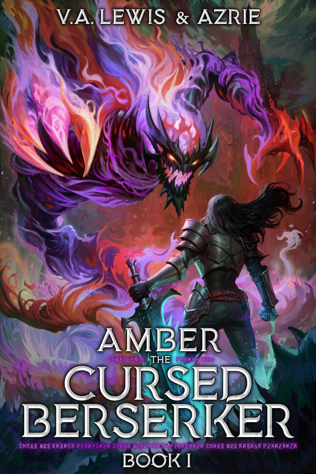 Amber The Cursed Berserker Book 1 An Isekai Litrpg Va Lewis Azrie