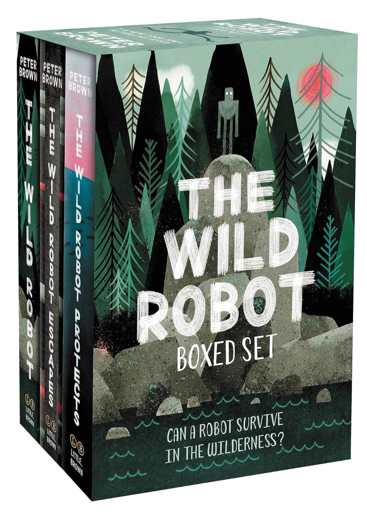 The Wild Robot Boxed Set The Wild Robot The Wild Robot Escapes The Wild Robot Protects Illustrated Peter Brown