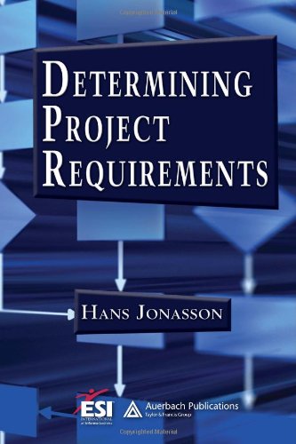 Determining Project Requirements 1st Edition Hans Jonasson