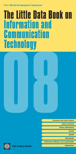 The Little Data Book On Information And Communication Technology 2008 Revised World Bank