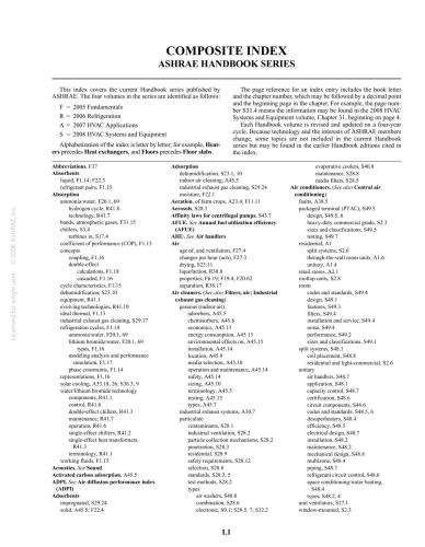 Heating Ventilating And Airconditioning Systems And Equipment Si Edition