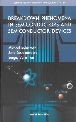 Breakdown Phenomena In Semiconductors And Semiconductor Devices Michael Levinshtein