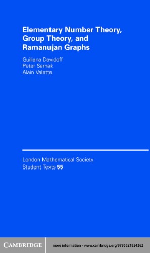 Elementary Number Theory Group Theory And Ramanujan Graphs Giuliana Davidoff