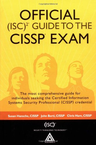 Official Susan Hansche Cissp John Berti Cissp Chris Hare