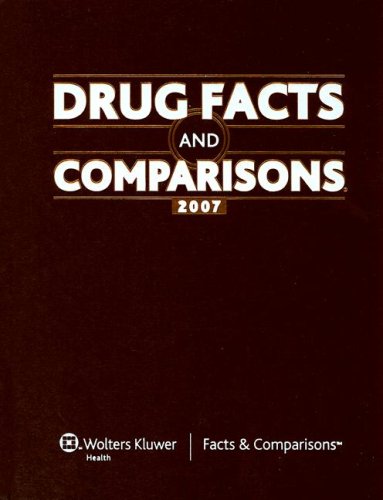 Drug Facts And Comparisons 2007 Published By Facts Comparisons 61th Edition Facts Comparisons