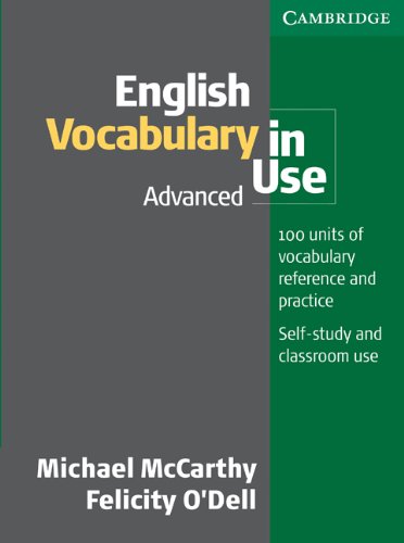 English Vocabulary In Use Advanced Michael Mccarthy Felicity Odell