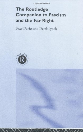 The Routledge Companion To Fascism And The Far Right 1st Edition Peter Davies