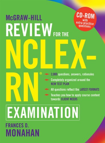 Mcgrawhill Review For The Nclexrn Examination Monahan Fd