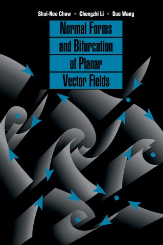 Normal Forms And Bifurcation Of Planar Vector Fields 1st Edition Shuinee Chow