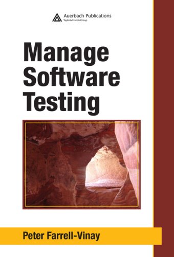 Manage Software Testing 1st Edition Peter Farrellvinay