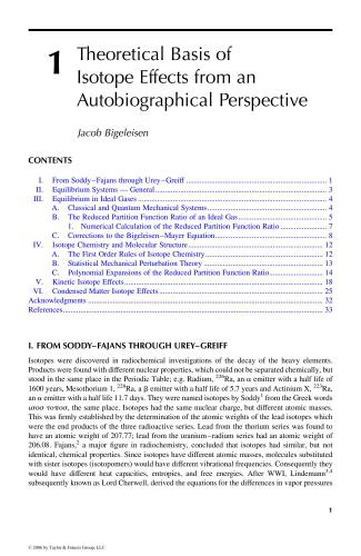 Isotope Effects In Chemistry And Biology Amnon Kohen Hansheinrich Limbach