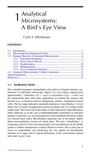 Separation Methods In Microanalytical Systems Jorg P Kutter