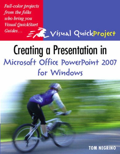 Creating A Presentation In Microsoft Office Powerpoint 2007 For Windows Tom Negrino