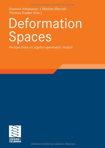 Deformation Spaces Perspectives On Algebrogeometric Moduli Abbaspour H